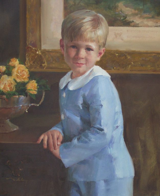 Children's Oil Portrait